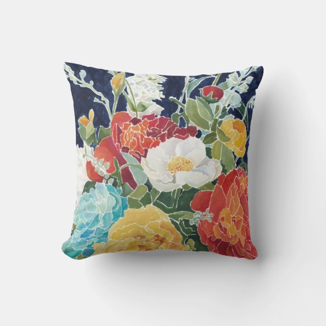 Midnight Florals I Cushion (Front)
