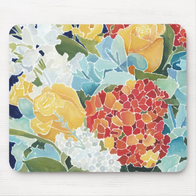 Midnight Florals II Mouse Pad (Front)