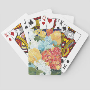 Midnight Florals II Playing Cards