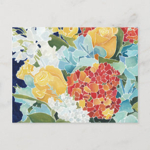 Midnight Florals II Postcard