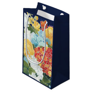 Midnight Florals II Small Gift Bag