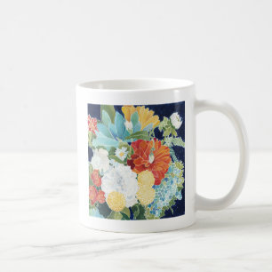 Midnight Florals III Coffee Mug