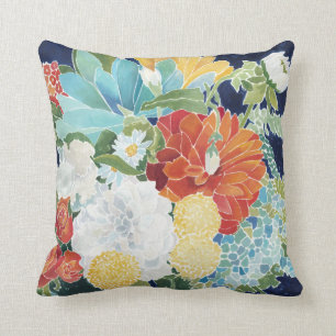 Midnight Florals III Cushion