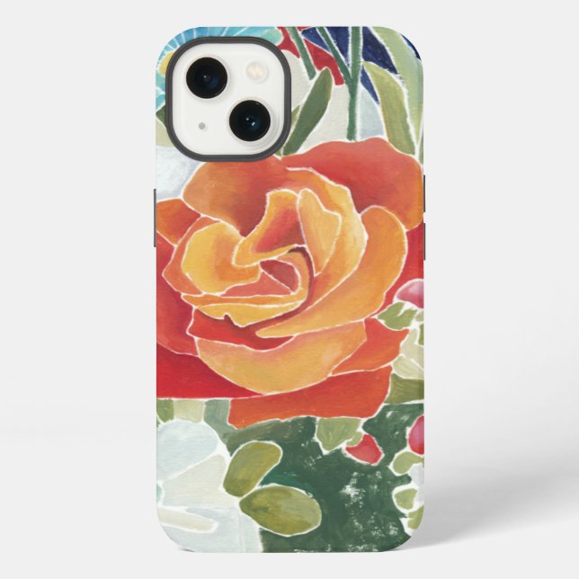 Midnight Florals IV iPhone Case (Back)
