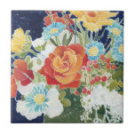 Midnight Florals IV Tile<br><div class="desc">Floral</div>