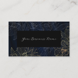 Midnight Flower Business Card