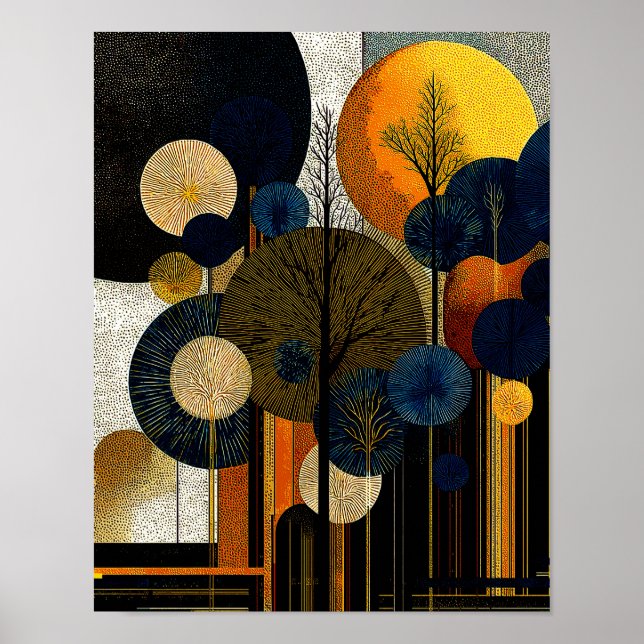 Midnight Forest  #1 - Digital Download Poster (Front)