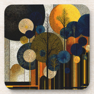 Midnight Forest on the Planet Mercury #1 Coaster