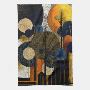 Midnight Forest on the Planet Mercury #1 Towel