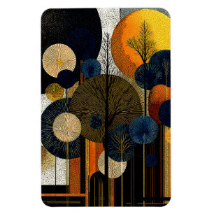 Midnight Forest on the Planet Mercury #1 Towel Magnet
