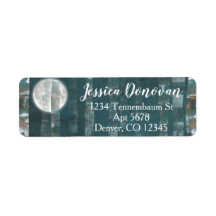 Midnight Forest Return Address Labels