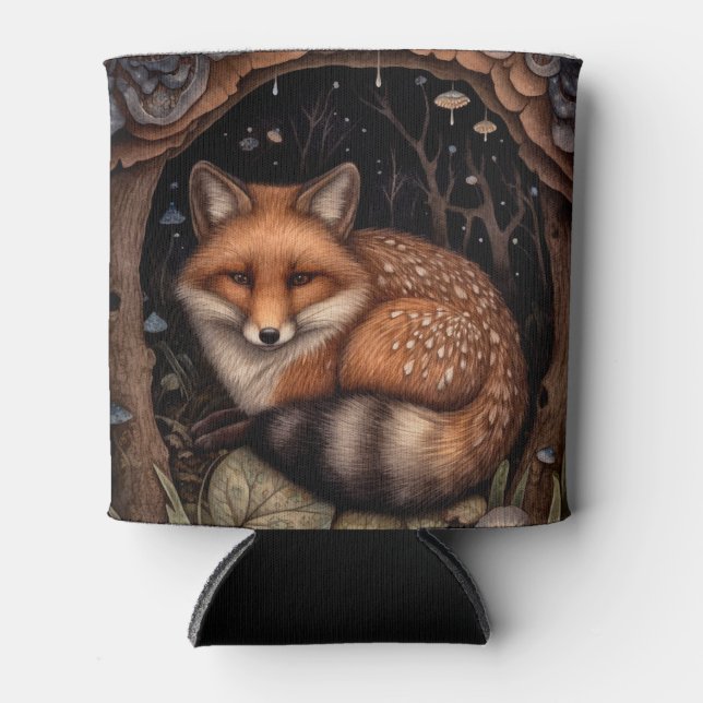 Midnight Fox Can Cooler (Front)