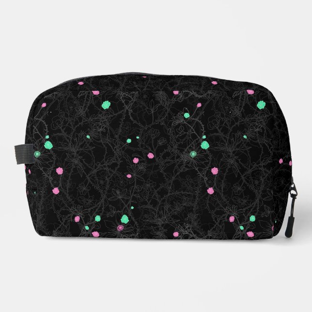 Midnight Garden Cosmetic Dopp Kit (Front)