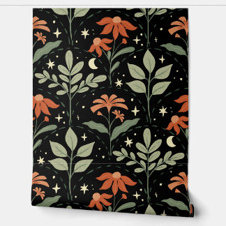 Midnight Garden Dreams Wallpaper