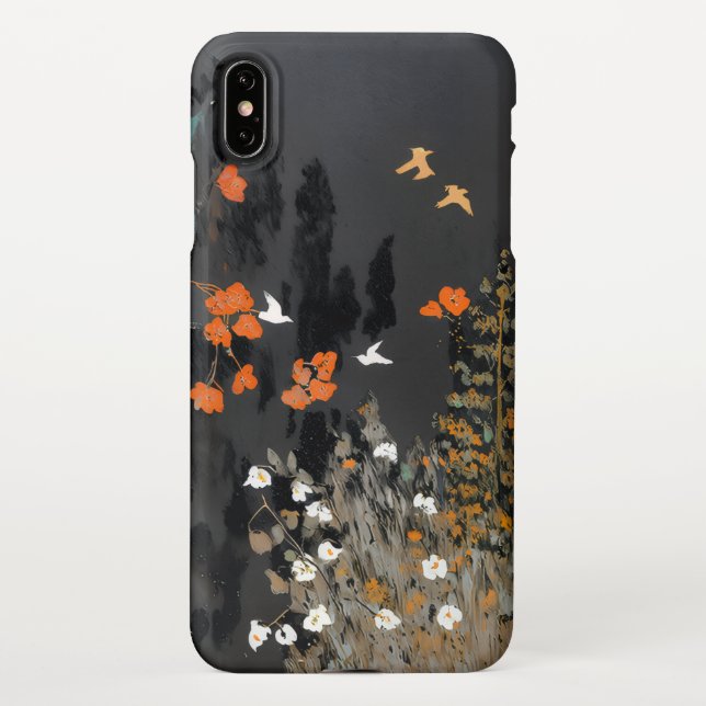 Midnight Garden Floral Mobile Case  (Back)