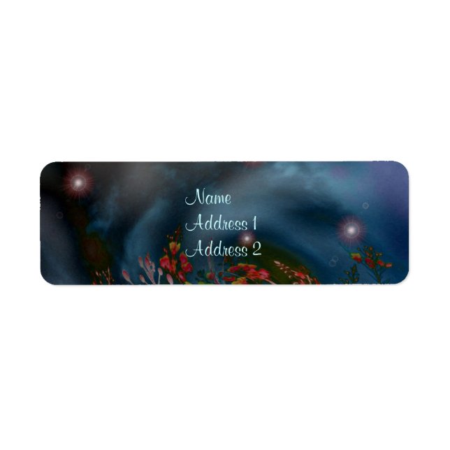 Midnight Garden Label Return Address Label (Front)