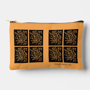 Midnight Garden Line Golden Amber Accessory Pouch