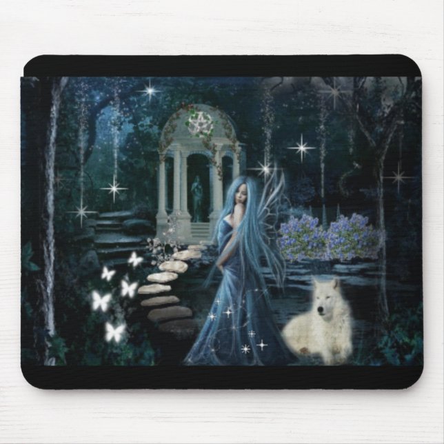 Midnight Garden Mouse Pad (Front)