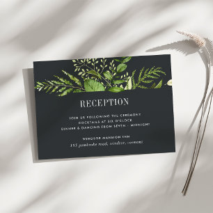 Midnight Garden Reception Card