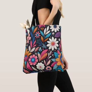 MIdnight Garden Shoulder Tote and Crossbody