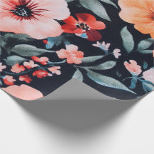 Midnight Garden Symphony Print | Bold Floral Art