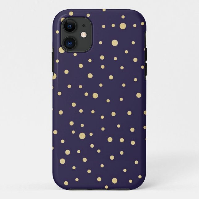 Midnight Glitter iPhone Case (Back)