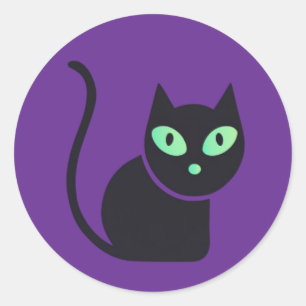 Midnight Glo Classic Round Sticker