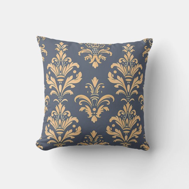 Midnight Gold Elegance Princesscore Cushion (Front)