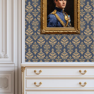Midnight Gold Elegance Princesscore Wallpaper