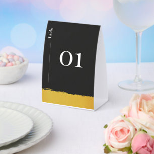 Midnight Gold Table Number
