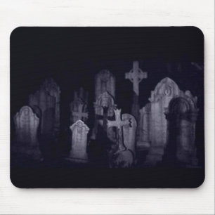Midnight Graveyard Mouse Pad