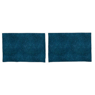 Midnight Green Glitter Pillowcase