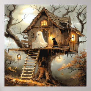  Midnight Guests at the Lantern Tree Poster