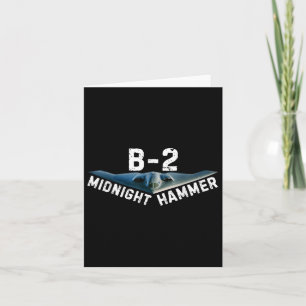 Midnight Hammer B-2 Plane _ Donald Trump Card