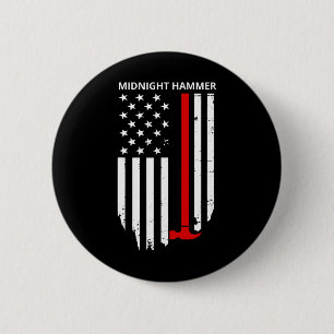 Midnight Hammer B-2 Stealth Jet Operation Usa Flag 6 Cm Round Badge