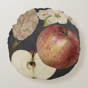 Midnight Harvest II Round Cushion