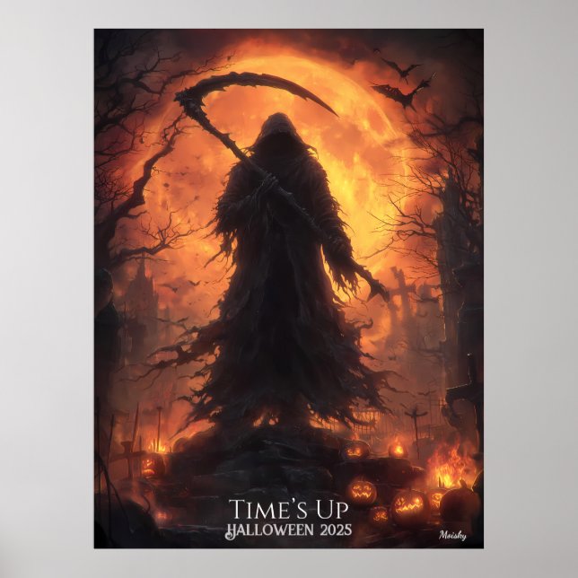 Midnight Harvester Halloween Poster (Front)