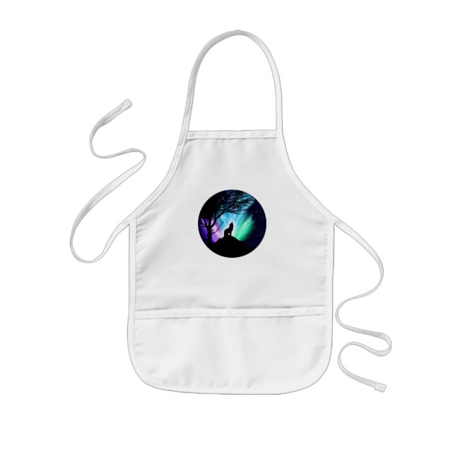 Midnight Howl Kids Apron (Front)