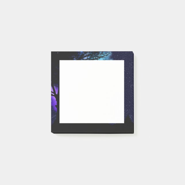 Midnight Howl Post-it Notes (Front)