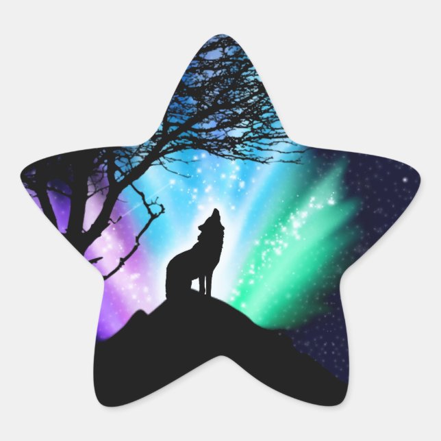Midnight Howl Star Sticker (Front)