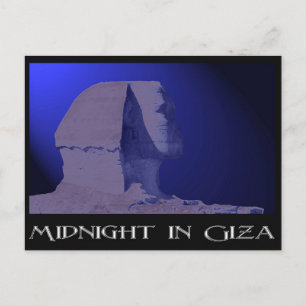 Midnight in Giza Postcard