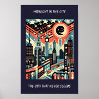 Midnight in the City that never sleeps Art Deco