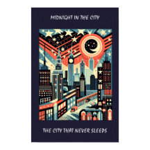 Midnight in the City that never sleeps Art Deco