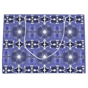 Midnight Indigo Kaleidoscope Large Gift Bag