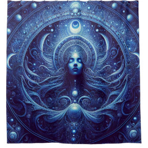 Midnight Insight Shower Curtain