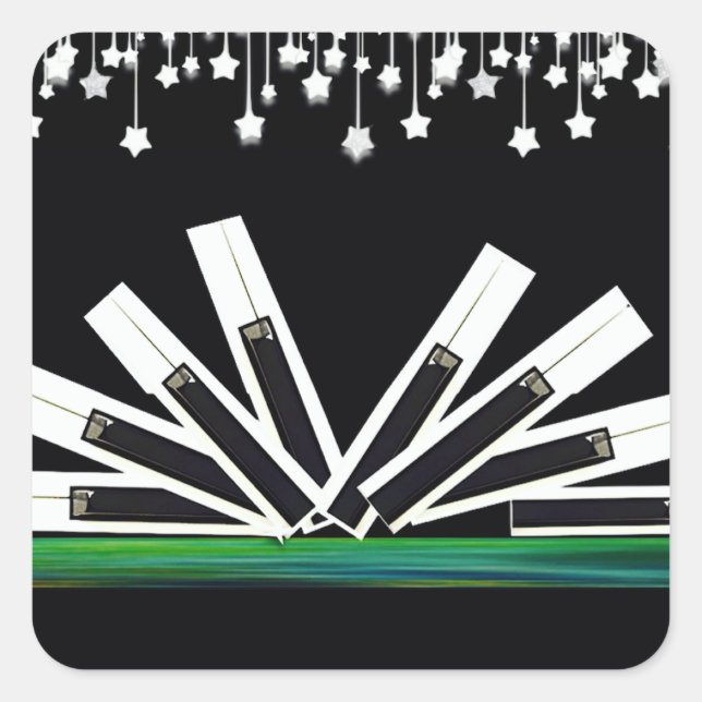 MIDNIGHT KEYS  SQUARE STICKER (Front)