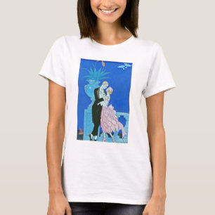 Midnight Kiss Art Deco T-shirt