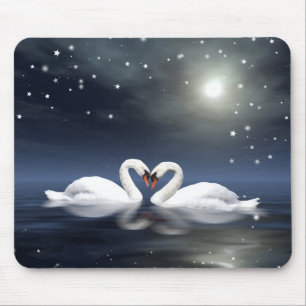 Midnight love mouse pad