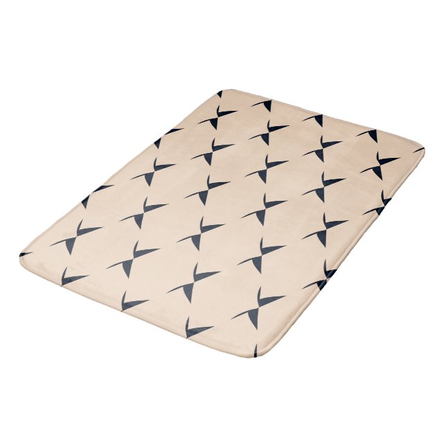 Midnight Luxe Elegance Bath Mat (Angled)
