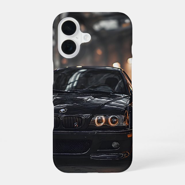 Midnight M-Stare iPhone 16 Case (Back)